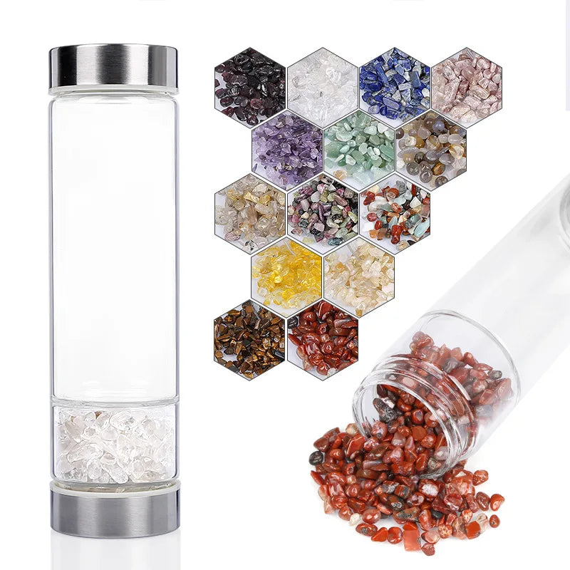 Big Diameter Crystal Elixir Bottles