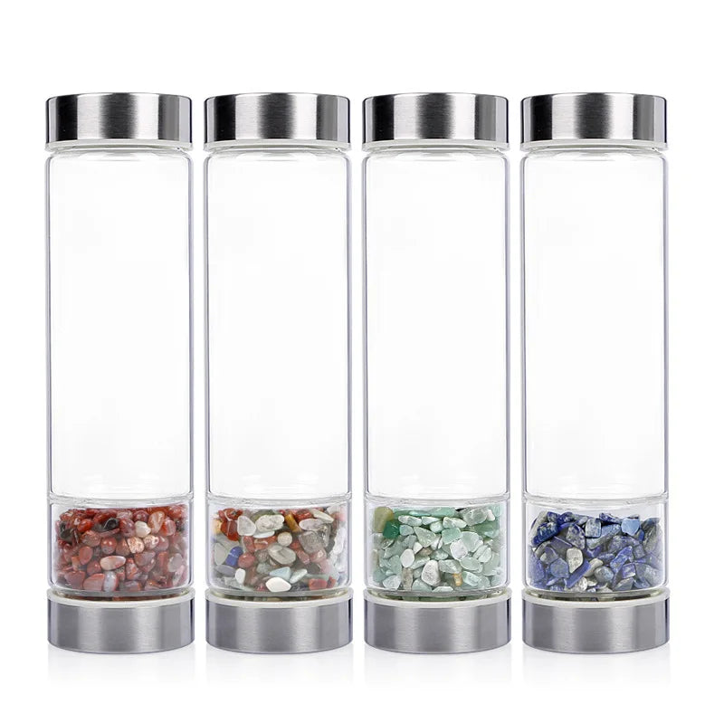 Big Diameter Crystal Elixir Bottles