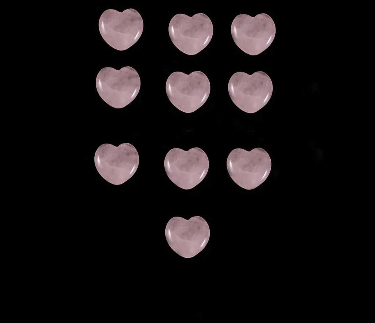 Rose Heart Natural Quartz Crystal