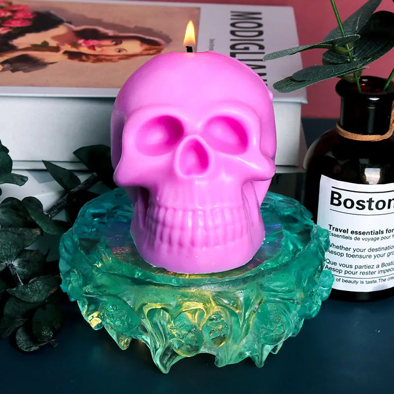 3D Skull Candle