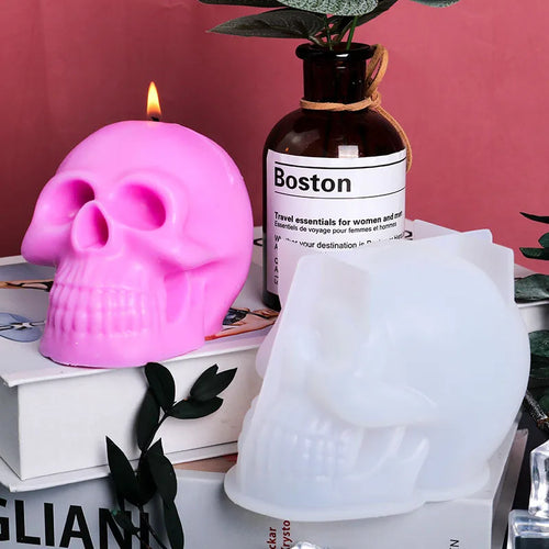 3D Skull Candle
