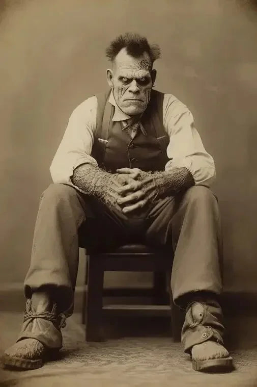 Dark Academia Art Grotesque Poster