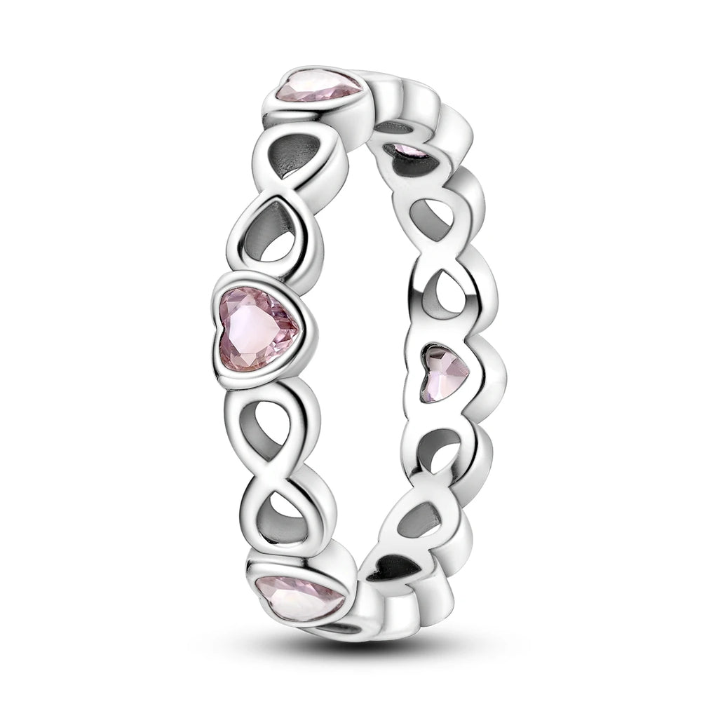 925 Sterling Silver Star Moon Closed Ring