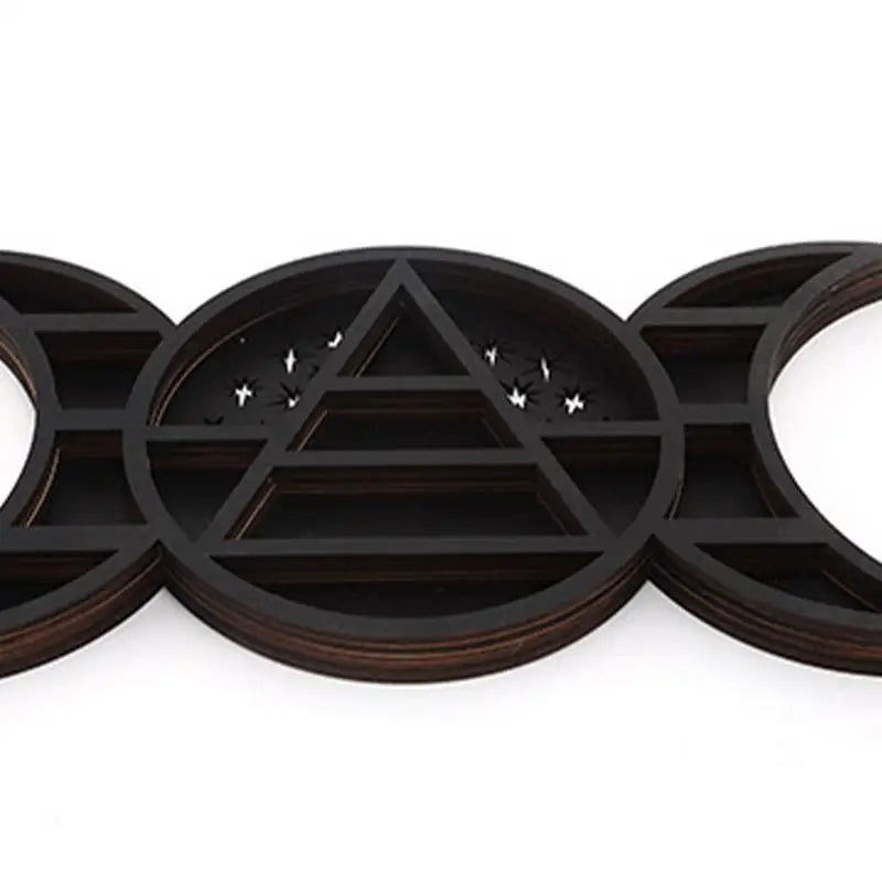 Moon Rustic Wall Mounted Shelf