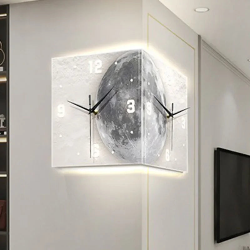 Convex Corner Wall Clocks