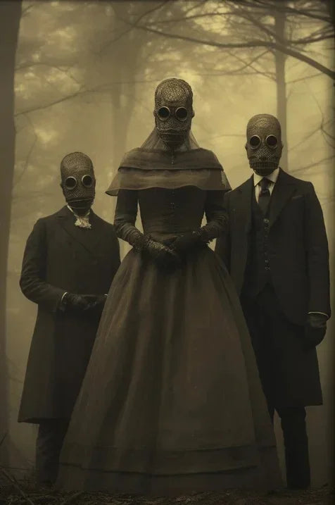 Dark Academia Art Grotesque Poster