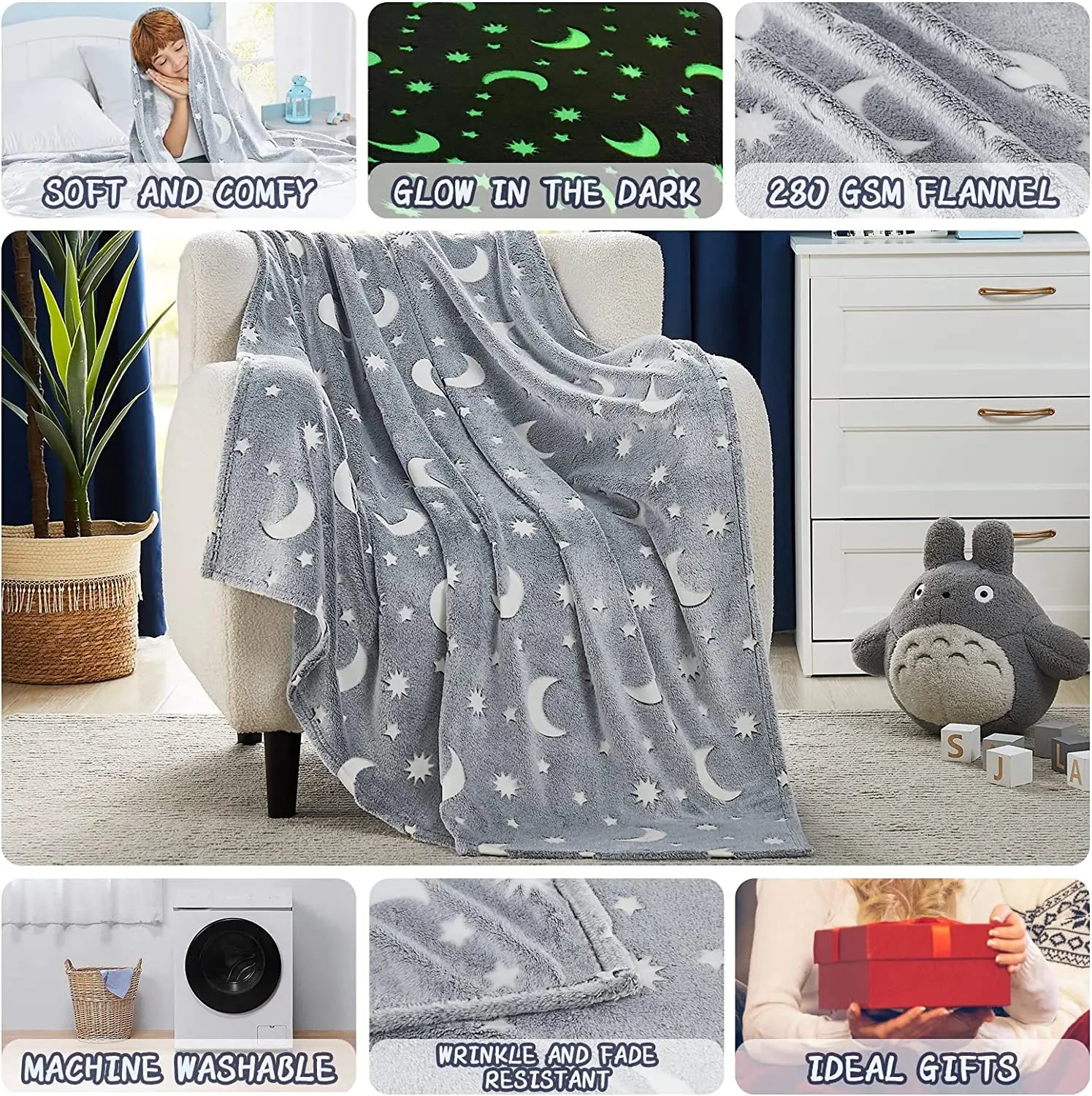 Glow in The Dark Blanket