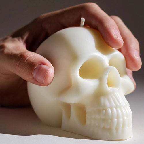 3D Skull Candle