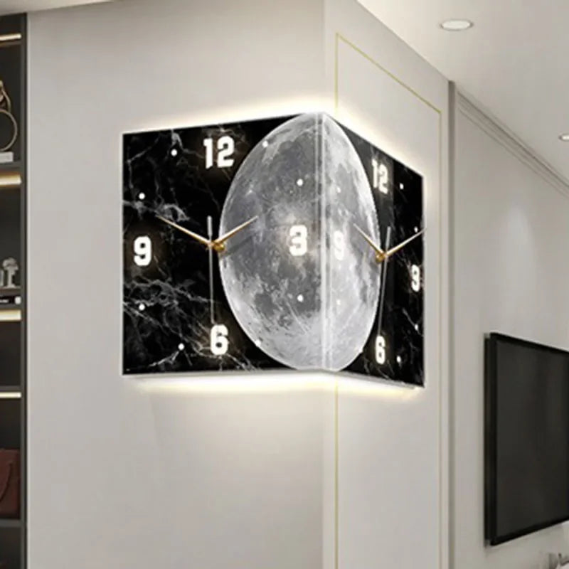 Convex Corner Wall Clocks
