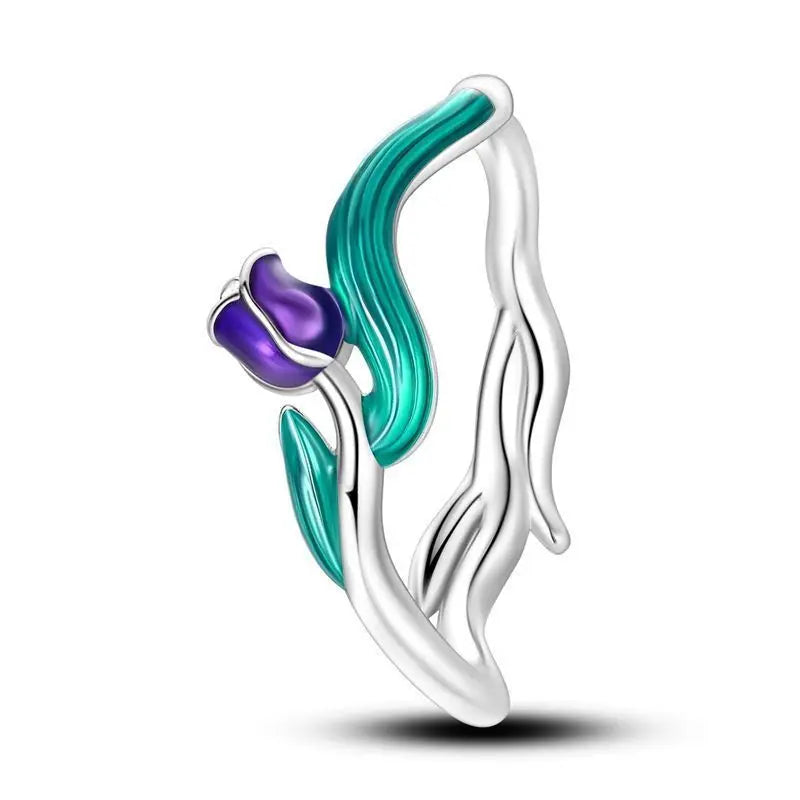 925 Sterling Silver Star Moon Closed Ring