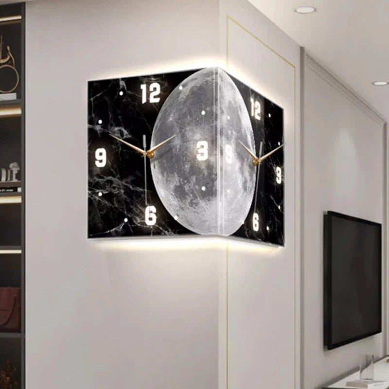 Convex Corner Wall Clocks