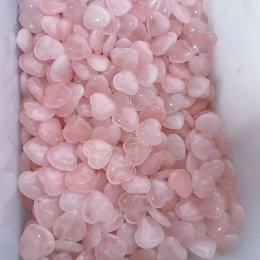 Rose Heart Natural Quartz Crystal