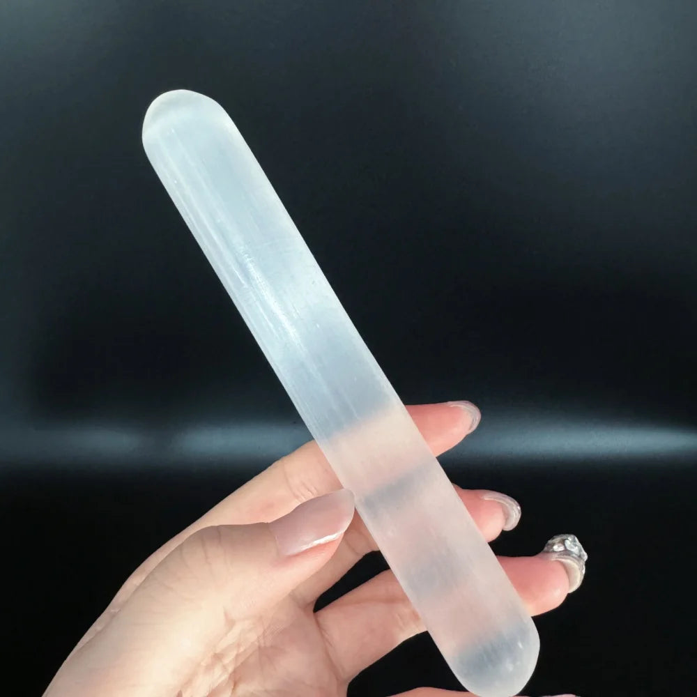 Natural Selenite Wand Healing Calming Effects