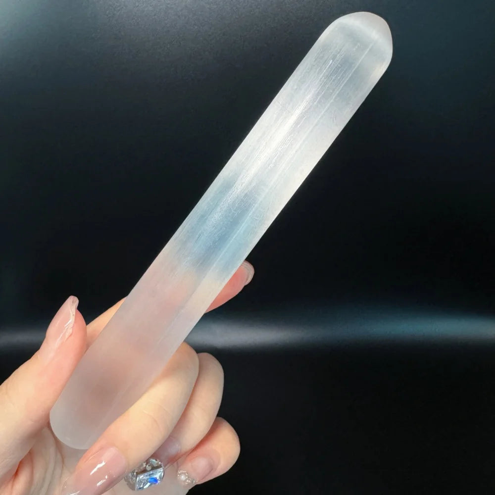 Natural Selenite Wand Healing Calming Effects