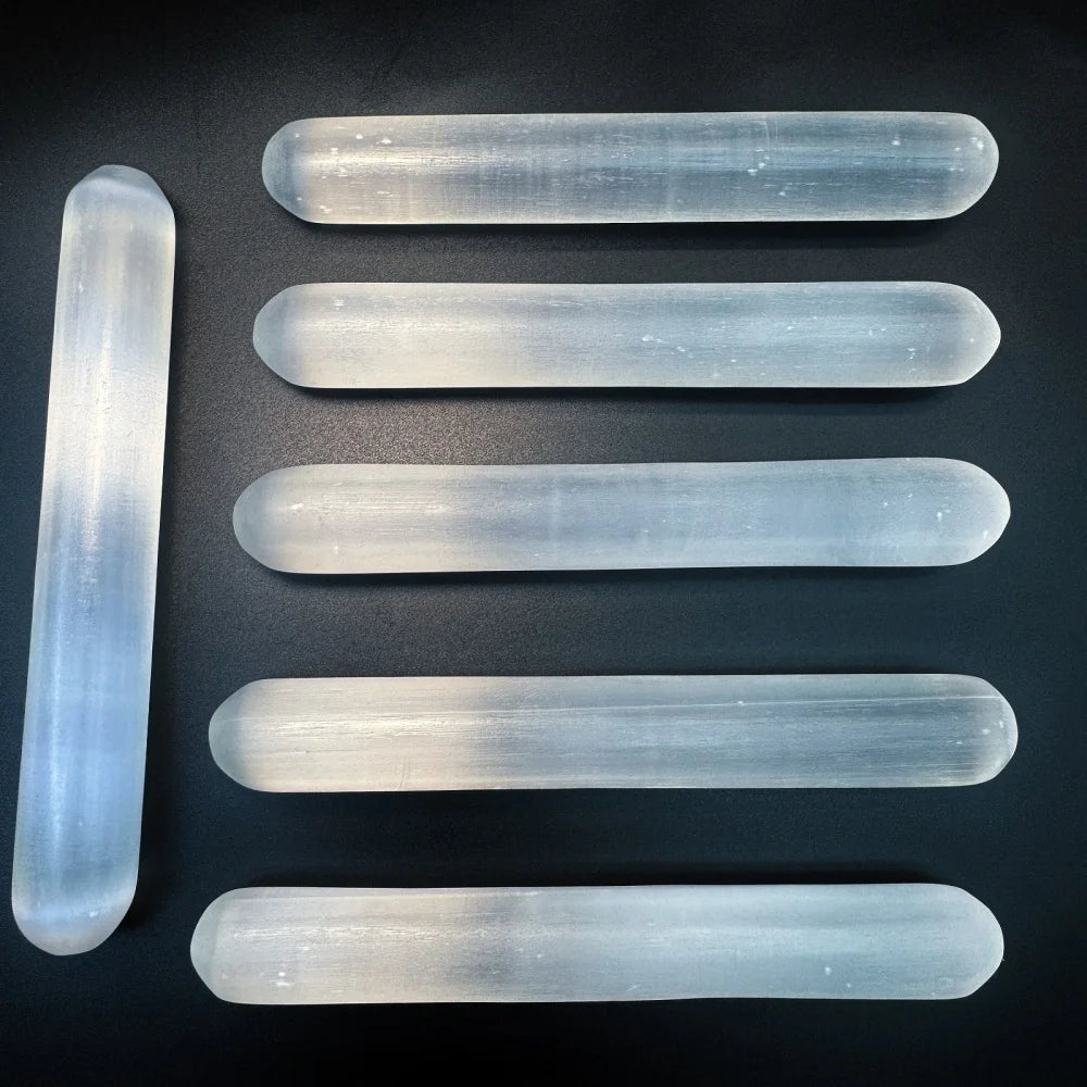 Natural Selenite Wand Healing Calming Effects